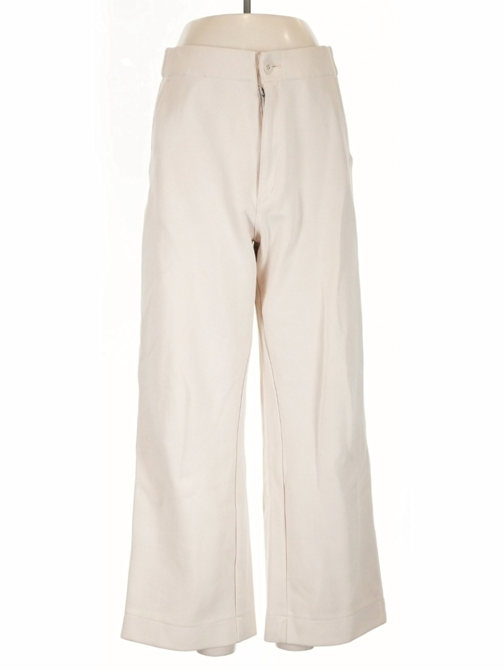 Uniqlo Wide Leg Casual Pants Cream | Size M | Like New